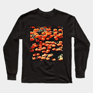 Orange Petaled Flower at Daytime Long Sleeve T-Shirt